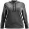 UNDER ARMOUR Rival Terry Hoodie Damen 010 - jet gray/mod gray/black 1X