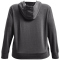 UNDER ARMOUR Rival Terry Hoodie Damen 010 - jet gray/mod gray/black 1X