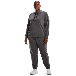 UNDER ARMOUR Rival Terry Hoodie Damen 010 - jet gray/mod gray/black 2X