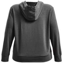 UNDER ARMOUR Rival Terry Hoodie Damen 010 - jet gray/mod gray/black 2X