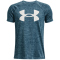 UNDER ARMOUR Tech Twist kurzarm Trainingsshirt Jungen 414 - static blue/still water/gray mist S (127-137 cm)