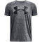 UNDER ARMOUR Tech Twist kurzarm Trainingsshirt Jungen 012 - pitch gray/jet gray/black S (127-137 cm)