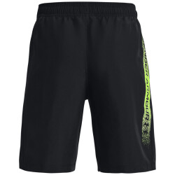 UNDER ARMOUR Woven Graphic Shorts Jungen 006 - black/lime...