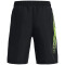 UNDER ARMOUR Woven Graphic Shorts Jungen 006 - black/lime surge XL (160-170 cm)
