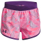 UNDER ARMOUR Fly-By Printed Shorts M&auml;dchen 683 - pink shock/white/galaxy purple XL (160-170 cm)