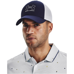 UNDER ARMOUR Iso-Chill Driver Mesh Golf Cap Herren 410 - midnight navy/white M/L