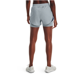 UNDER ARMOUR Fly-By Elite 2in1 Shorts Damen 465 - harbor blue/reflective XS