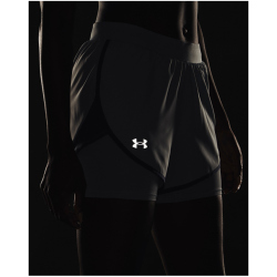 UNDER ARMOUR Fly-By Elite 2in1 Shorts Damen 465 - harbor blue/reflective XS