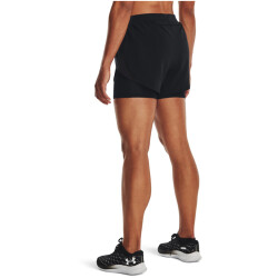 UNDER ARMOUR Fly-By Elite 2in1 Shorts Damen 002 - black/black/reflective XS