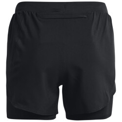 UNDER ARMOUR Fly-By Elite 2in1 Shorts Damen 002 - black/black/reflective XS