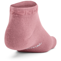 3er Pack UNDER ARMOUR Essential Sneakersocken 697 - pink elixir/white/halo gray L (42-47.5)
