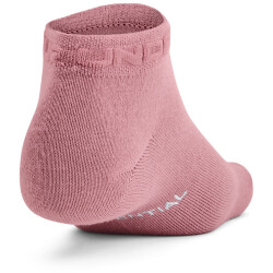 3er Pack UNDER ARMOUR Essential Sneakersocken 697 - pink elixir/white/halo gray L (42-47)