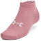 3er Pack UNDER ARMOUR Essential Sneakersocken 697 - pink elixir/white/halo gray L (42-47)