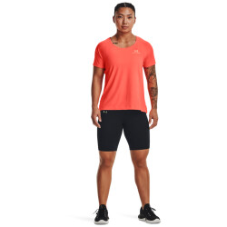 UNDER ARMOUR Rush Energy Core kurzarm Trainingsshirt Damen 877 - after burn/orange tropic S