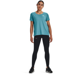 UNDER ARMOUR Rush Energy Core kurzarm Trainingsshirt Damen 433 - glacier blue/white S