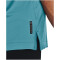 UNDER ARMOUR Rush Energy Core kurzarm Trainingsshirt Damen 433 - glacier blue/white S