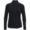 UNDER ARMOUR Qualifier Run 2.0 1/2-Zip langarm Laufshirt Damen 001 - black/black/reflective L