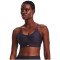 UNDER ARMOUR Infinity Mid Covered Sport-BH Damen 541 - tux purple/pink shock XS