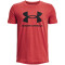 UNDER ARMOUR Sportstyle Logo kurzarm Trainingsshirt Jungen 638 - chakra/black/black M (137-149 cm)