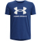 UNDER ARMOUR Sportstyle Logo kurzarm Trainingsshirt Jungen 471 - blue mirage/white/white M (137-149 cm)