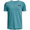 UNDER ARMOUR Sportstyle Logo kurzarm Trainingsshirt Jungen 433 - glacier blue/black/black M (137-149 cm)