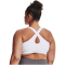 UNDER ARMOUR Crossback Mid Sport-BH Damen 100 - white/white/halo gray 3X