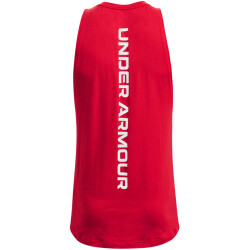 UNDER ARMOUR Baseline Baumwoll Tanktop Herren 600 - red/white/white XS