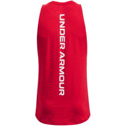 UNDER ARMOUR Baseline Baumwoll Tanktop Herren 600 - red/white/white S
