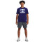 UNDER ARMOUR ABC Camouflage Boxed Logo kurzarm Trainingsshirt Herren 468 - sonar blue/sonar blue M