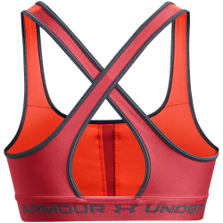 UNDER ARMOUR Armour Mid Crossback Sport-BH Damen 877 - after burn/downpour gray/chakra S