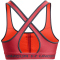 UNDER ARMOUR Armour Mid Crossback Sport-BH Damen 877 - after burn/downpour gray/chakra S