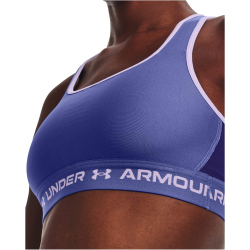 UNDER ARMOUR Armour Mid Crossback Sport-BH Damen 468 - sonar blue/baja blue S
