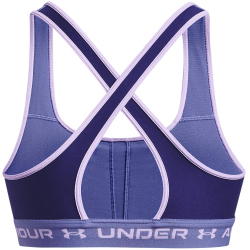 UNDER ARMOUR Armour Mid Crossback Sport-BH Damen 468 - sonar blue/baja blue S