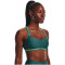 UNDER ARMOUR Crossback Low Sport-BH Damen 722 - coastal teal/lime surge M