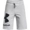 UNDER ARMOUR Rival Fleece Big Logo Shorts Jungen 012 - mod gray/black S (127-137 cm)