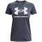 UNDER ARMOUR Sportstyle Graphic T-Shirt Damen 044 - downpour gray/white M