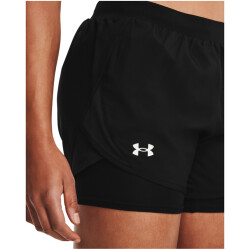 UNDER ARMOUR Fly By 2.0 2in1-Shorts Damen 001 - black/black/reflective XS