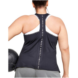 UNDER ARMOUR Knockout Tanktop Damen 001 - black/black/white 1X