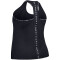 UNDER ARMOUR Knockout Tanktop Damen 001 - black/black/white 1X