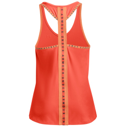UNDER ARMOUR Knockout Tanktop Damen 877 - after burn/downpour gray/orange tropic M