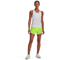 UNDER ARMOUR Fly By 2.0 Shorts Damen 370 - lime surge/white/reflective XS