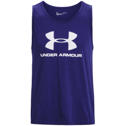 UNDER ARMOUR Sportstyle Logo Tanktop Herren 468 - sonar blue/white/white S