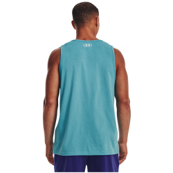 UNDER ARMOUR Sportstyle Logo Tanktop Herren 433 - glacier blue/white/white S