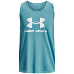 UNDER ARMOUR Sportstyle Logo Tanktop Herren 433 - glacier blue/white/white M