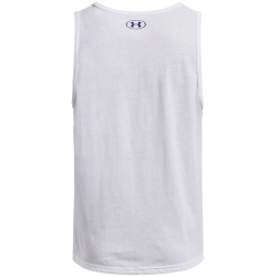 UNDER ARMOUR Sportstyle Logo Tanktop Herren 104 - white/royal/red M