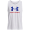UNDER ARMOUR Sportstyle Logo Tanktop Herren 104 - white/royal/red M