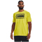 UNDER ARMOUR Team Issue Wordmark kurzarm Trainingsshirt Herren 799 - starfruit/black L