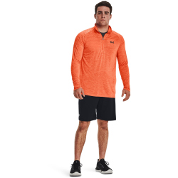 UNDER ARMOUR Tech 2.0 Sweatshirt mit 1/2-Zip 866 - orange blast/orange tropic/black 3XL