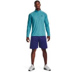 UNDER ARMOUR Tech 2.0 Sweatshirt mit 1/2-Zip 433 - glacier blue/black XXL