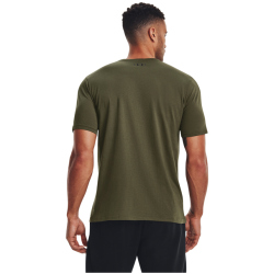 UNDER ARMOUR Sportstyle Left Chest Trainingsshirt Herren 390 - marine od green/black/black XXL